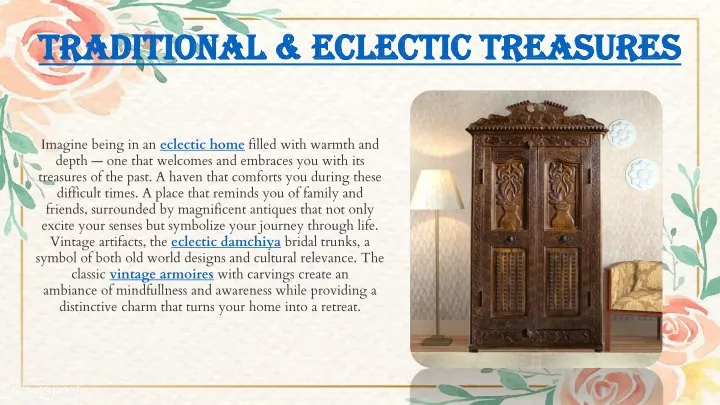 traditional eclectic treasures