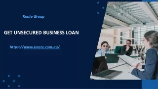 Get Unsecured Business Loan
