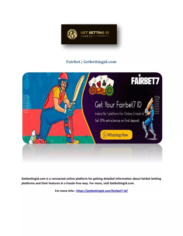 fairbet getbettingid com