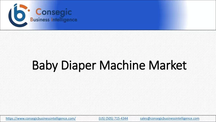 baby diaper machine market