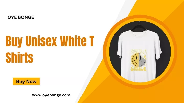 buy unisex white t shirts
