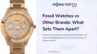 fossil watches vs other brands what sets them