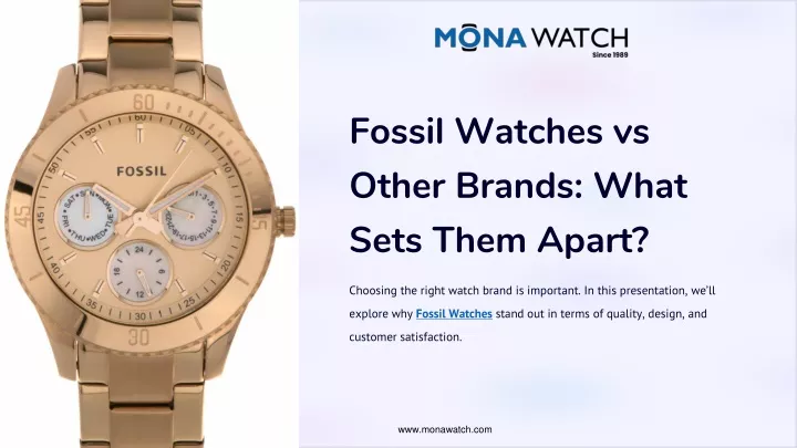 fossil watches vs other brands what sets them