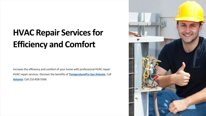 hvac repair services for efficiency and comfort