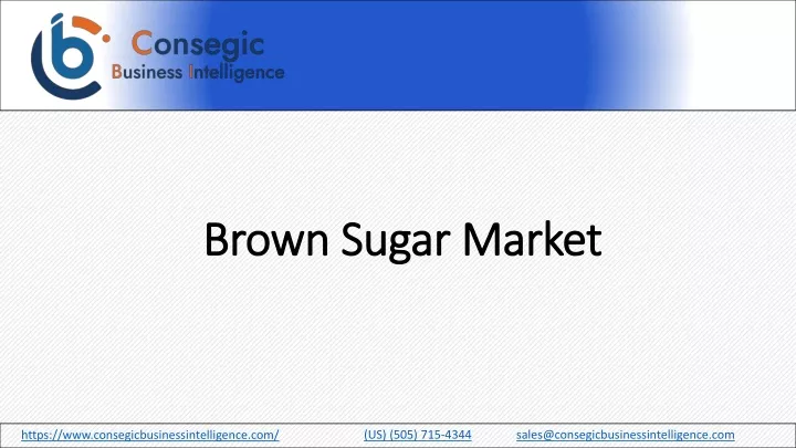 brown sugar market