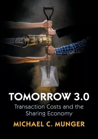 Download Book [PDF] Tomorrow 3.0: Transaction Costs and the Sharing Economy (Cambridge Studies in