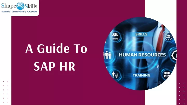 a guide to sap hr
