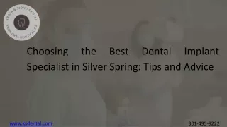 Improve Your Smile and Confidence in Silver Spring with Dental Implants from KSDental