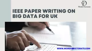 IEEE Paper Writing on Big Data For Oxford
