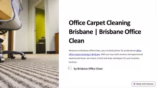 Expert Stain Removal: Office Carpet Cleaning Brisbane Specialists