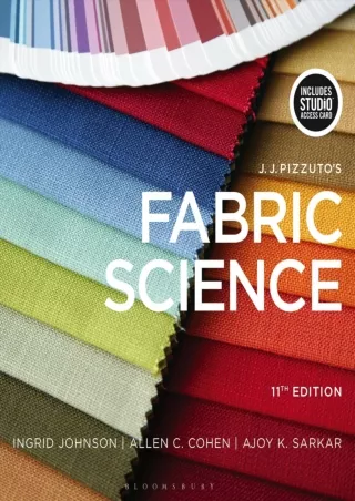 get [PDF] Download J.J. Pizzuto's Fabric Science: Studio Access Card