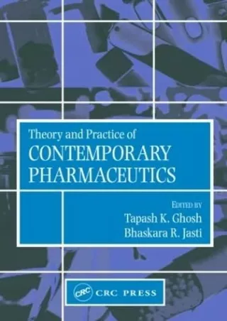 Download Book [PDF] Theory and Practice of Contemporary Pharmaceutics