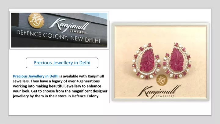 precious jewellery in delhi is available with