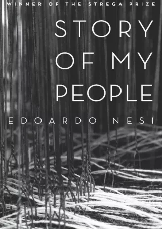 [READ DOWNLOAD] Story of my People: Essays and Social Criticism on Italy's Economy