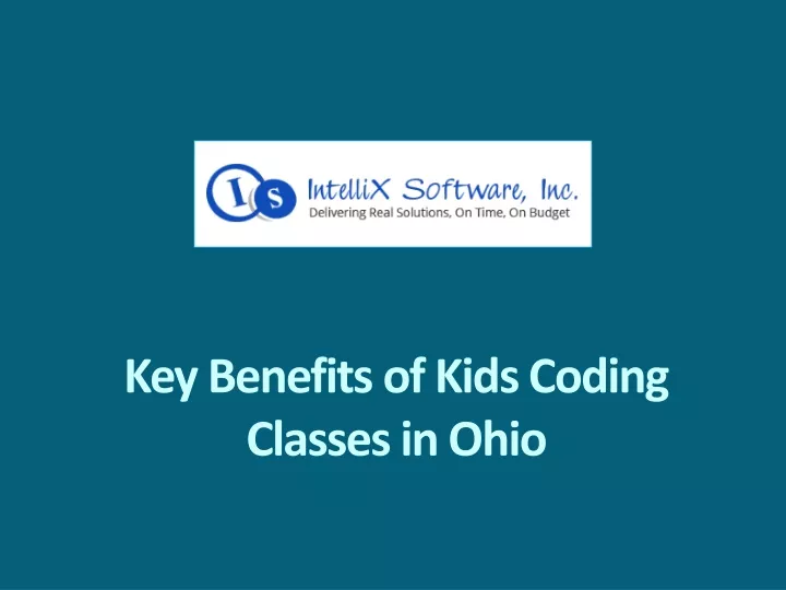 key benefits of kids coding classes in ohio