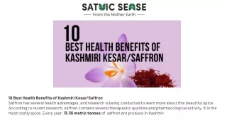 10 Best Health Benefits of Kashmiri Saffron