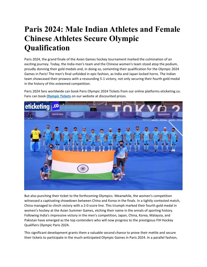 paris 2024 male indian athletes and female