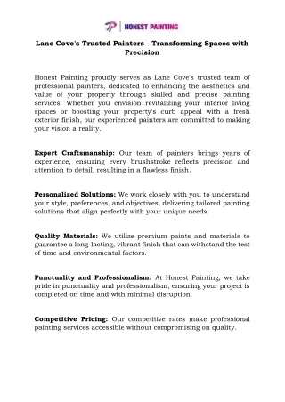 lane cove s trusted painters transforming spaces
