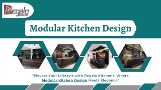 Modular Kitchen Design | Regalo Kitchens