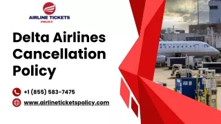 Delta Airlines Cancellation Policy