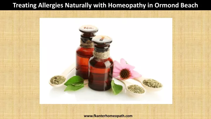 treating allergies naturally with homeopathy