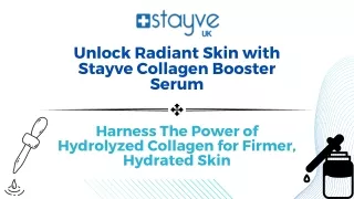 Age-Defying Elegance: Meet Stayve's Collagen Booster Serum