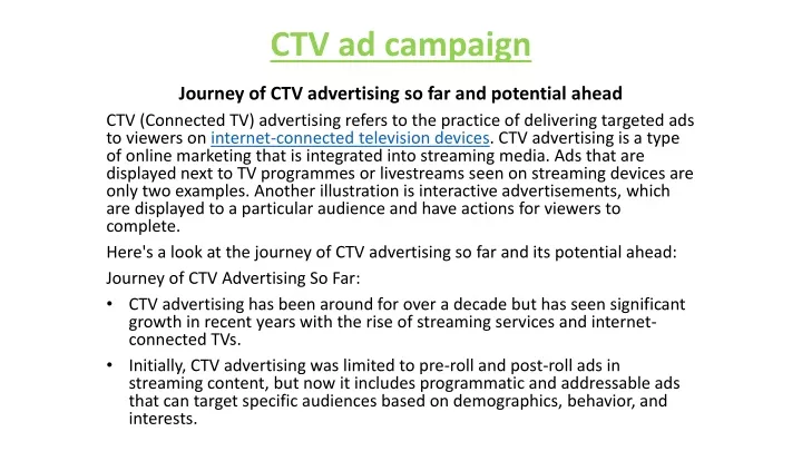 ctv ad campaign