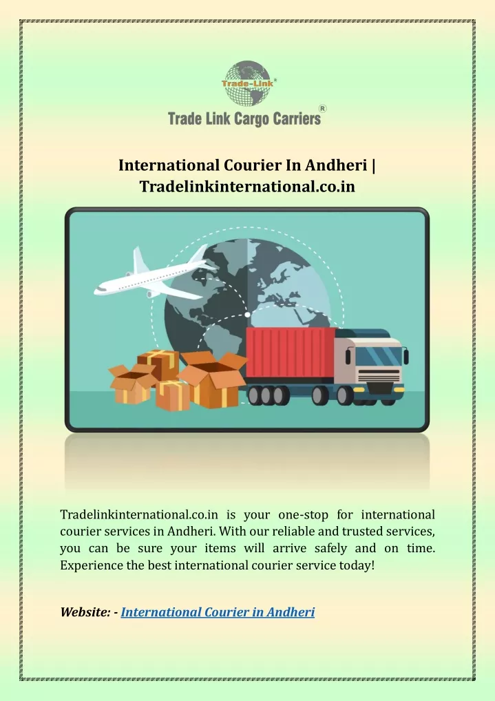 international courier in andheri