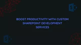 Tips to Boost Productivity with SharePoint Development Services