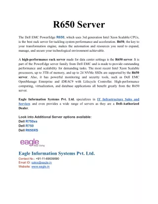 R650 Server