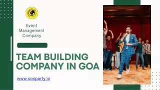 Team Building Company in Goa