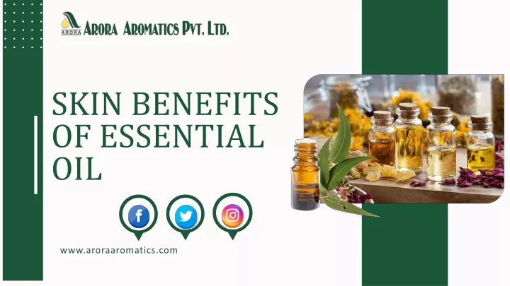 skin benefits of essential oil