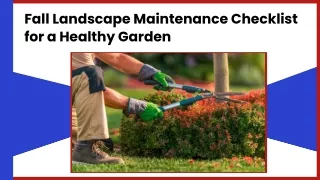 Garden Landscape Maintenance Services