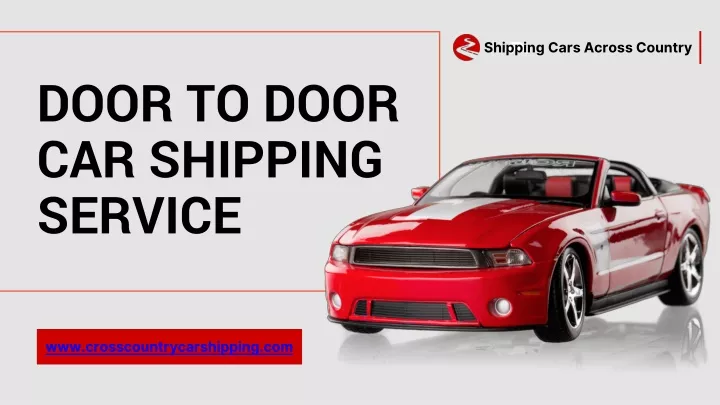 shipping cars across country