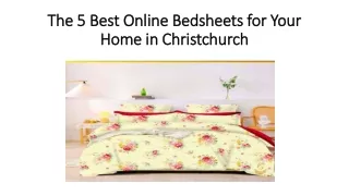 The 5 Best Online Bedsheets for Your Home in Christchurch