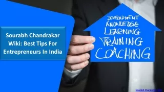 Sourabh Chandrakar Wiki Best Tips for Entrepreneurs in India