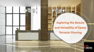 Exploring the Beauty and Versatility of Epoxy Terrazzo Flooring