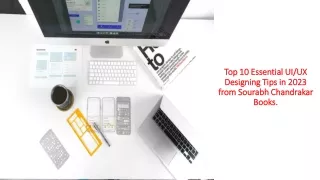 Top 10 Essential UI Designing Tips in 2023 from Sourabh Chandrakar Books.