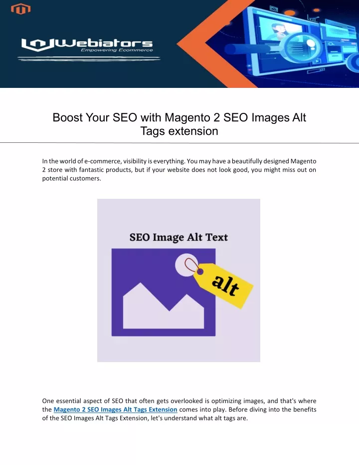 boost your seo with magento 2 seo images alt tags