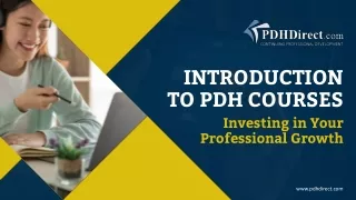 PDH Courses for Engineers: Expert Instructors, Relevant Content