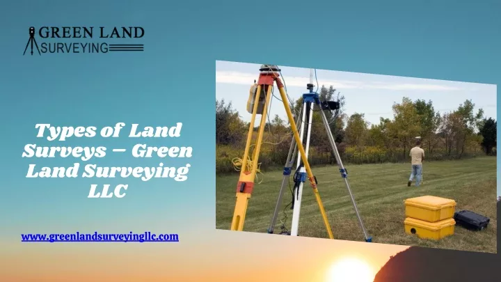 types of land surveys green land surveying llc