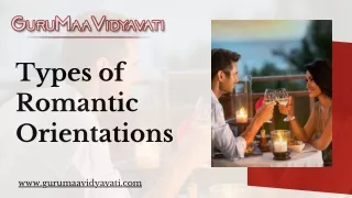 types of romantic orientations