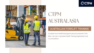 CTPM Australasia