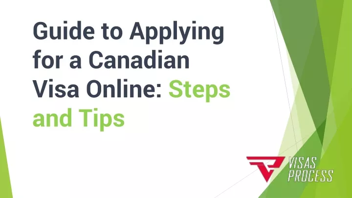 guide to applying for a canadian visa online
