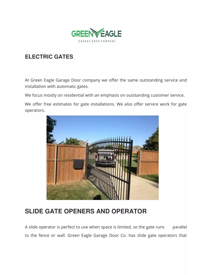 electric gates