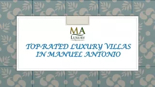 Top-Rated Luxury Villas in Manuel Antonio