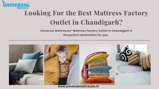 Looking For the Best Mattress Factory Outlet in Chandigarh