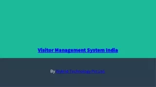 visitor management system india