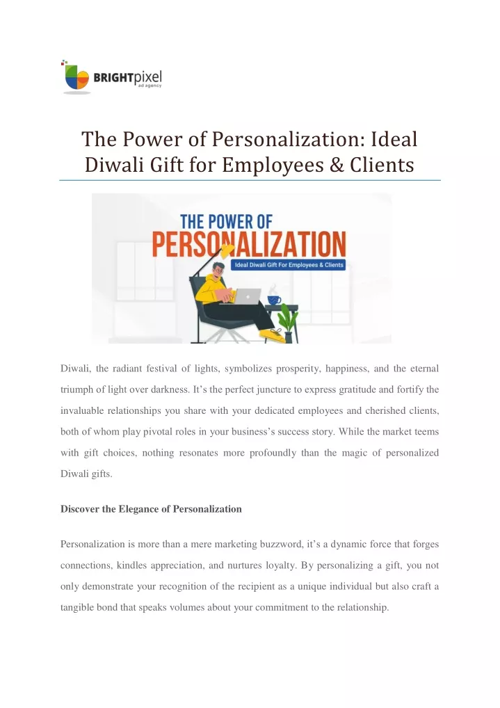 the power of personalization ideal diwali gift