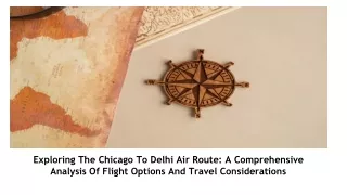 Flights From Chicago To Delhi